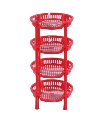 Picture of Round Rack 4 Step - Red