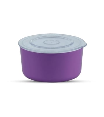 Picture of Mina Container Small - White & Trans Purple