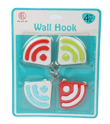 Picture of Canvas Wall Hook 4 Pcs Set - Assorted