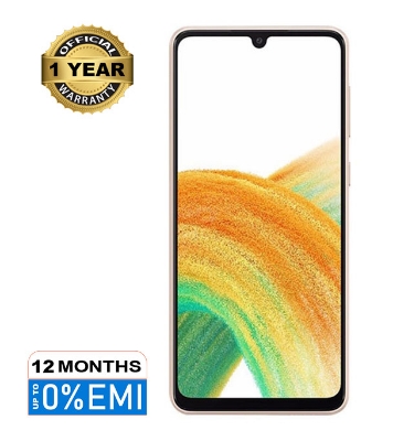 Buy Samsung Galaxy A33 with 8GB RAM and 128GB ROM Awesome Peach Online at Best Price	