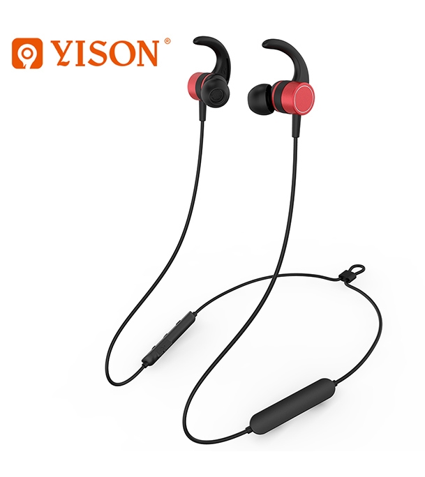 Picture of Yison E17 Neck BT Earphone Ipx5 Waterproof Sweatproof wireless In Ear Headphone Red