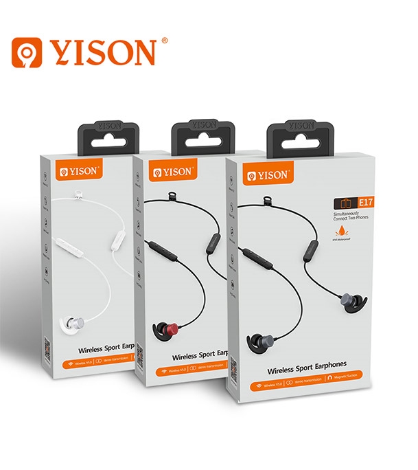 Picture of Yison E17 Neck BT Earphone Ipx5 Waterproof Sweatproof wireless In Ear Headphone Black