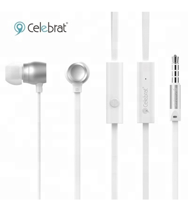 Picture of Yison G10 Sport Wired In-ear Style Earphone 3.5mm for mobiles with Mic Silver