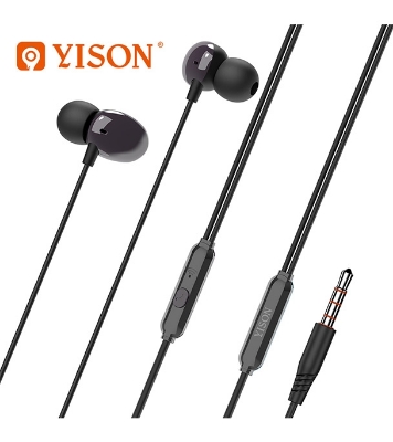 Picture of Yison X5 Wired In-Ear Wired Headphone Black