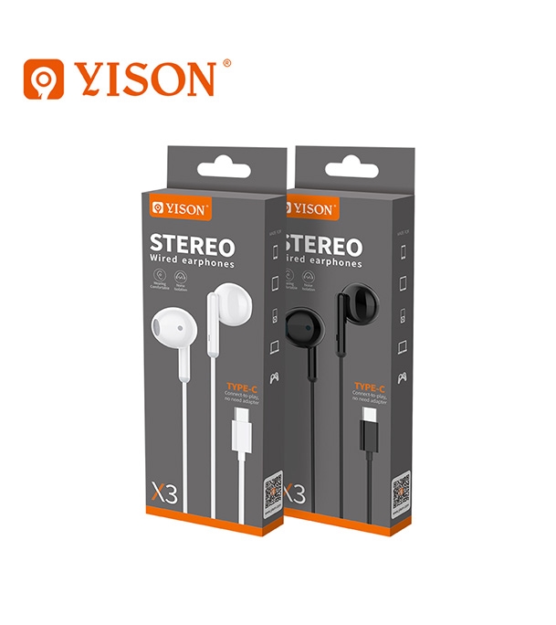 Picture of Yison X3 Type-C In-Ear Headphone Black