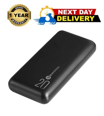 Picture of Baykron BA-PB-BLK-200 Powerbank 20000 mAh USB 2 Black (20-004887)