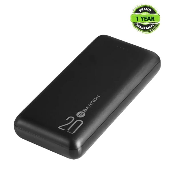 Picture of Baykron BA-PB-BLK-200 Powerbank 20000 mAh USB 2 Black (20-004887)