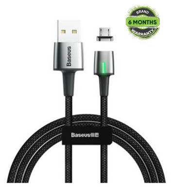 Picture of Baseus Zinc Magnetic Cable USB For iP 1.5A 2m Charging Black (CALXC-G01)