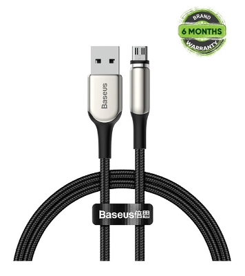 Picture of Baseus Zinc Magnetic Cable USB For Micro 2A 1m Charging Black (CAMXC-H01)