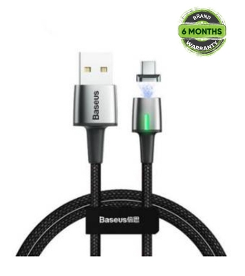 Picture of Baseus Zinc Magnetic Cable USB For Micro 1.5A 2m Charging Black (CAMXC-G01)