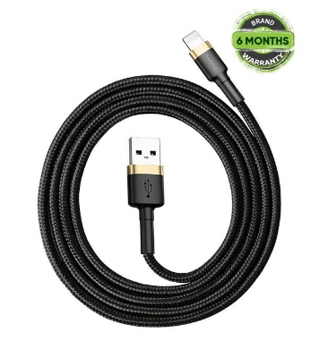 Picture of Baseus cafule Cable USB For lightning 1.5A 2M Gray & Black (CALKLF-CG1)