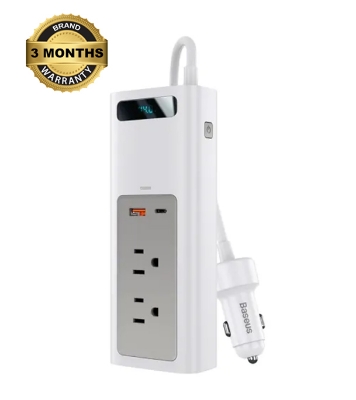 Picture of Baseus In-car Inverter 150W (110V US/JP) WHITE CRNBQ-02