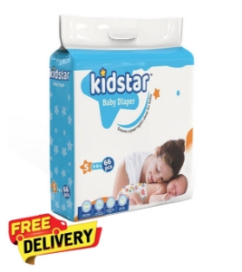 Show details for Kidstar Belt Diaper Small 66pcs 3-8 Kg Kidstar Belt Diaper Small 66pcs 3-8 Kg