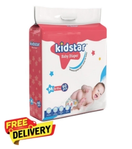 Show details for Kidstar Belt Diaper Medium 60pcs 6-11 KG Kidstar Belt Diaper Medium 60pcs 6-11 KG