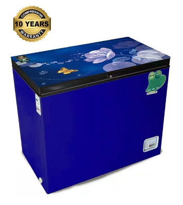 Buy VISION Glass Door Chest Freezer RE-250L Blue Flower at Best Price In Bangladesh
