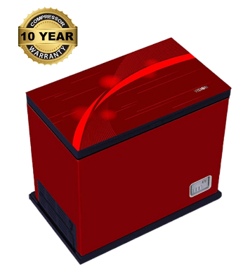 Buy VISION Glass Door Chest Freezer RE-150L Charming Red at Best Price In Bangladesh