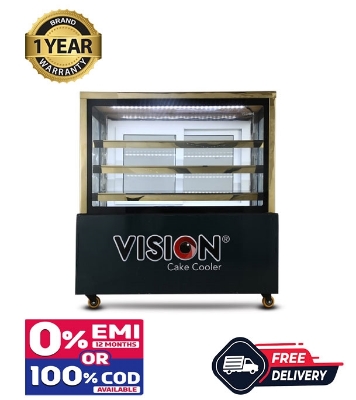 Picture of VISION Straight Glass Cake Cooler(4X2.5X4FT) (8 ~ 12°C)
