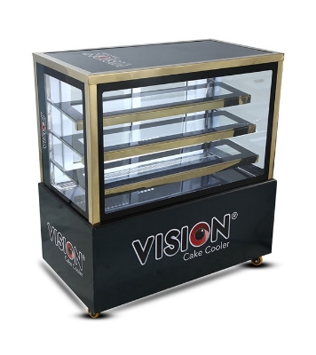 Buy VISION Straight Glass Cake Cooler (5X2.5X4FT) (8 ~ 12°C) Online