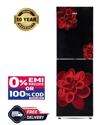 Picture of VISION Glass Door Top Mount Refrigerator RE-262L Red Rose Flower Picture of VISION Glass Door Top Mount Refrigerator RE-262L Red Rose Flower