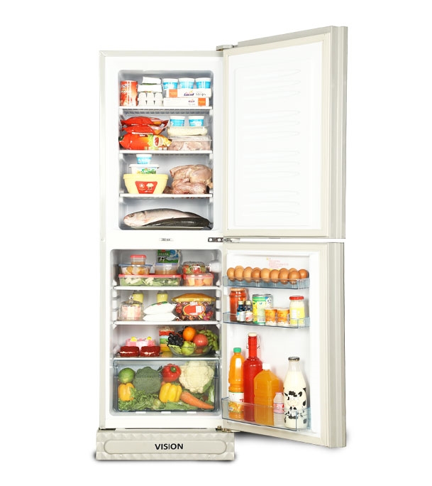Picture of VISION Glass Door Refrigerator RE-262 Litre Dahlia Red Top Mount Picture of VISION Glass Door Refrigerator RE-262 Litre Dahlia Red Top Mount
