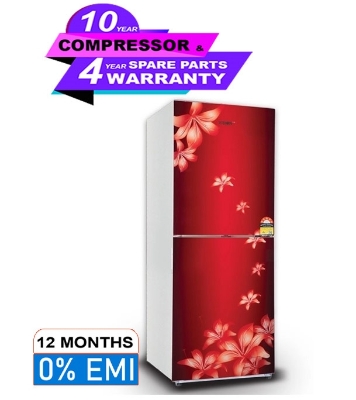 VISION Glass Door Bottom Mount Refrigerator RE-216 Litre Lily Flower Maroon VISION Glass Door Bottom Mount Refrigerator RE-216 Litre Lily Flower Maroon at Best Price In Bangladesh