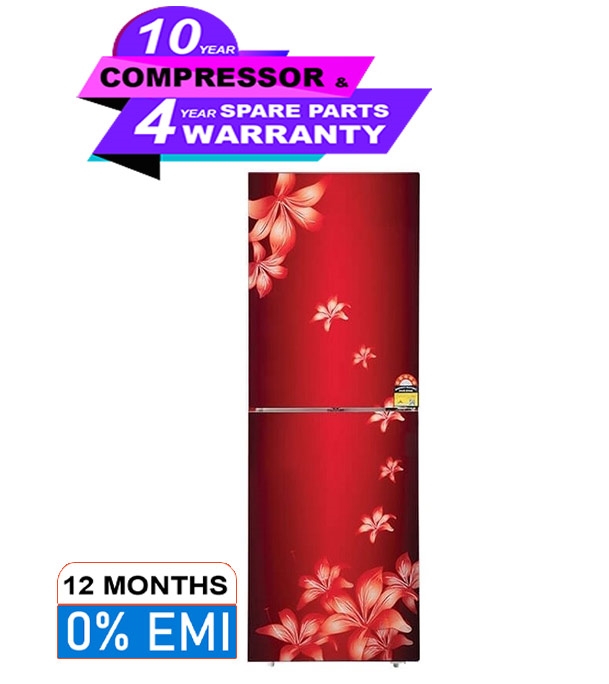 VISION Glass Door Refrigerator Top Mount RE-180L Lily Flower Maroon VISION Glass Door Refrigerator Top Mount RE-180L Lily Flower Maroon at Best Price In Bangladesh