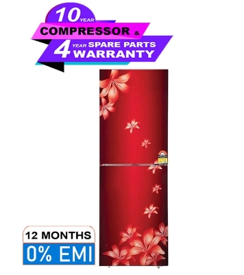 VISION Glass Door Refrigerator Top Mount RE-180L Lily Flower Maroon VISION Glass Door Refrigerator Top Mount RE-180L Lily Flower Maroon at Best Price In Bangladesh