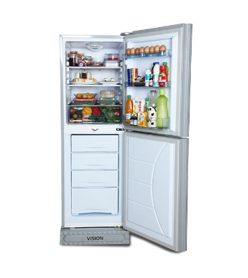 Picture of VISION Glass Door Refrigerator RE-238L Grand Rose Blue Bottom Mount  Picture of VISION Glass Door Refrigerator RE-238L Grand Rose Blue Bottom Mount