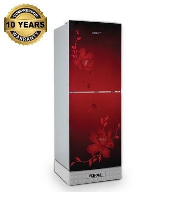 Picture of VISION Glass Door Top Mount with Fabulous Ultra-Modern Glass Door Design Refrigerator RE-217 Liter Pink Flower Picture of VISION Glass Door Top Mount with Fabulous Ultra-Modern Glass Door Design Refrigerator RE-217 Liter Pink Flower