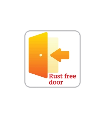 Picture of VISION Glass Door Bottom Mount Refrigerator RE-160 Liter Lotus Flower Picture of VISION Glass Door Bottom Mount Refrigerator RE-160 Liter Lotus Flower