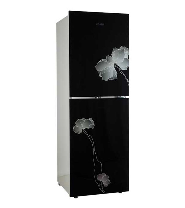 Picture of VISION GD Refrigerator RE 262 L Black Flower 1 Top Mount Picture of VISION GD Refrigerator RE 262 L Black Flower 1 Top Mount