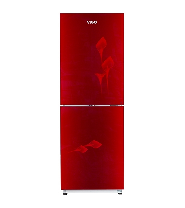 Picture of ViGO 222 Litre Red Lily Flower Refrigerator Picture of ViGO 222 Litre Red Lily Flower Refrigerator