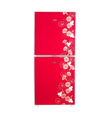 Picture of ViGO 205 Litre Red Flower Refrigerator Picture of ViGO 205 Litre Red Flower Refrigerator