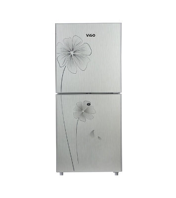 Picture of ViGO 205 Litre Silver Flower Refrigerator