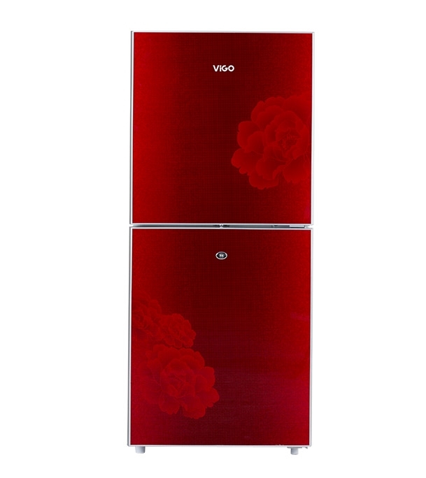Picture of ViGO 215 ltr Red Blooming Flower Refrigerator Picture of ViGO 215 ltr Red Blooming Flower Refrigerator