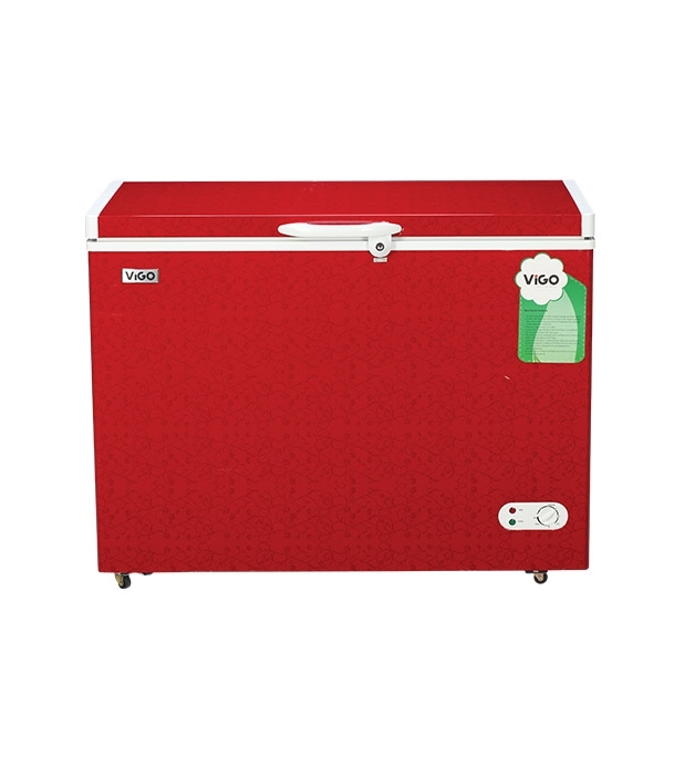 Picture of ViGO Chest Freezer 208 ltr Red Picture of ViGO Chest Freezer 208 ltr Red
