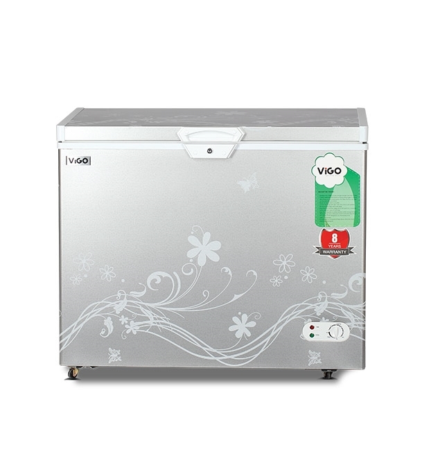 Picture of ViGO Chest Freezer 258ltr Silver Picture of ViGO Chest Freezer 258ltr Silver