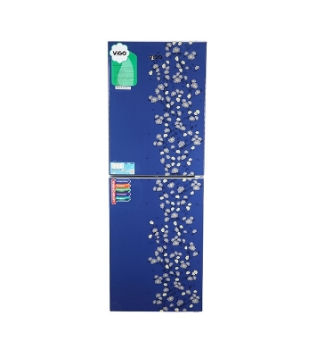 Picture of ViGO Refrigerator RE-222 L Blue Flower Top Mount Picture of ViGO Refrigerator RE-222 L Blue Flower Top Mount