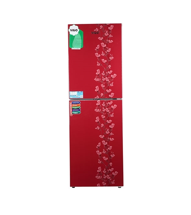 Picture of ViGO Refrigerator RE-222 L Red Lily Flower  Top Mount Picture of ViGO Refrigerator RE-222 L Red Lily Flower  Top Mount