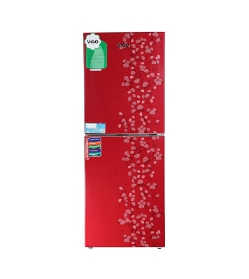 Picture of ViGO Refrigerator RE-262 L Red Flower Top Mount Picture of ViGO Refrigerator RE-262 L Red Flower Top Mount