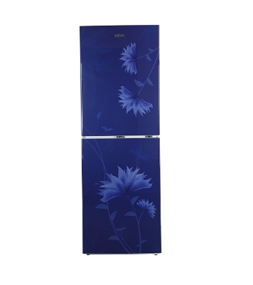 Picture of ViGO Refrigerator RE-238 L Lotus Flower Blue Bottom Mount Picture of ViGO Refrigerator RE-238 L Lotus Flower Blue Bottom Mount
