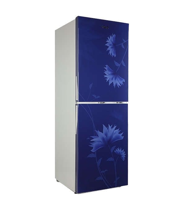 Picture of ViGO Refrigerator RE-238 L Lotus Flower Blue Bottom Mount Picture of ViGO Refrigerator RE-238 L Lotus Flower Blue Bottom Mount