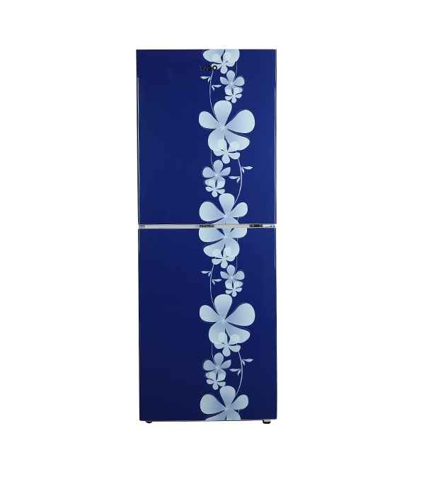 Picture of ViGO Refrigerator RE-238 L Blue Side Flower Bottom Mount Picture of ViGO Refrigerator RE-238 L Blue Side Flower Bottom Mount