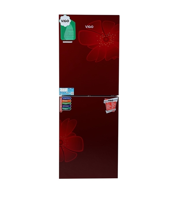Picture of ViGO GD Refrigerator RE 238 L Red Blooming FL BM