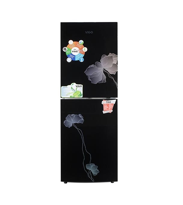 Picture of ViGO GD Refrigerator RE-252 L Black Flower 1 TM