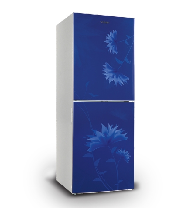 Picture of VISION Refrigerator RE-222 L Lotus Flower Blue-TM
