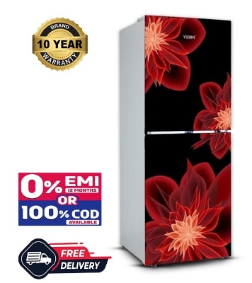 Picture of VISION GD Refrigerator RE-185L Dahlia Red BM