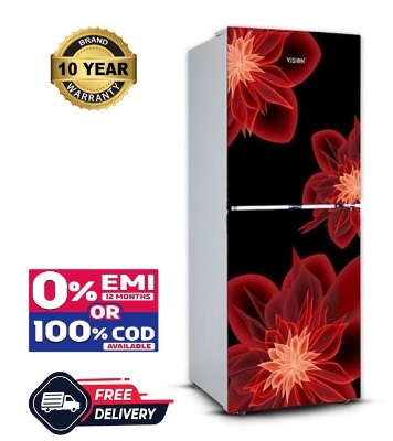 Picture of VISION GD Refrigerator RE-180L Dahlia Red TM