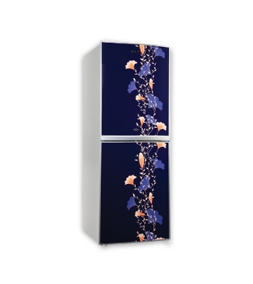 Picture of VISION Refrigerator VIS-196L Blue Side Flower