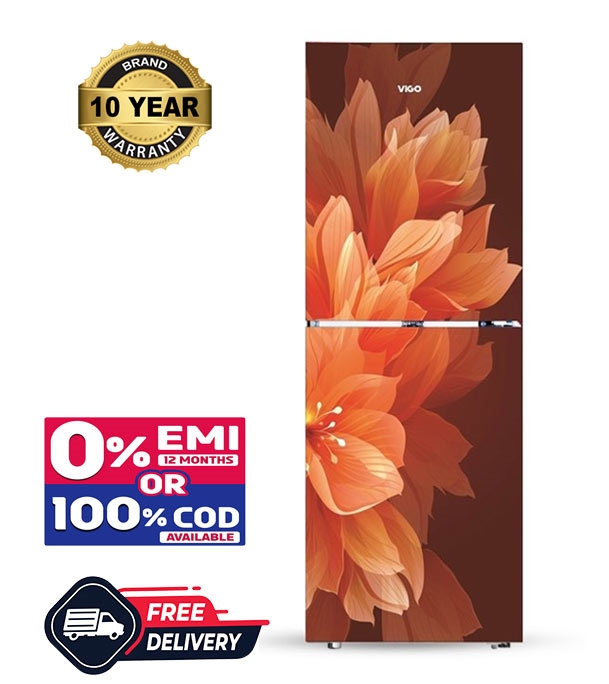 Picture of ViGO GD Refrigerator RE-150L Orange Lily TM